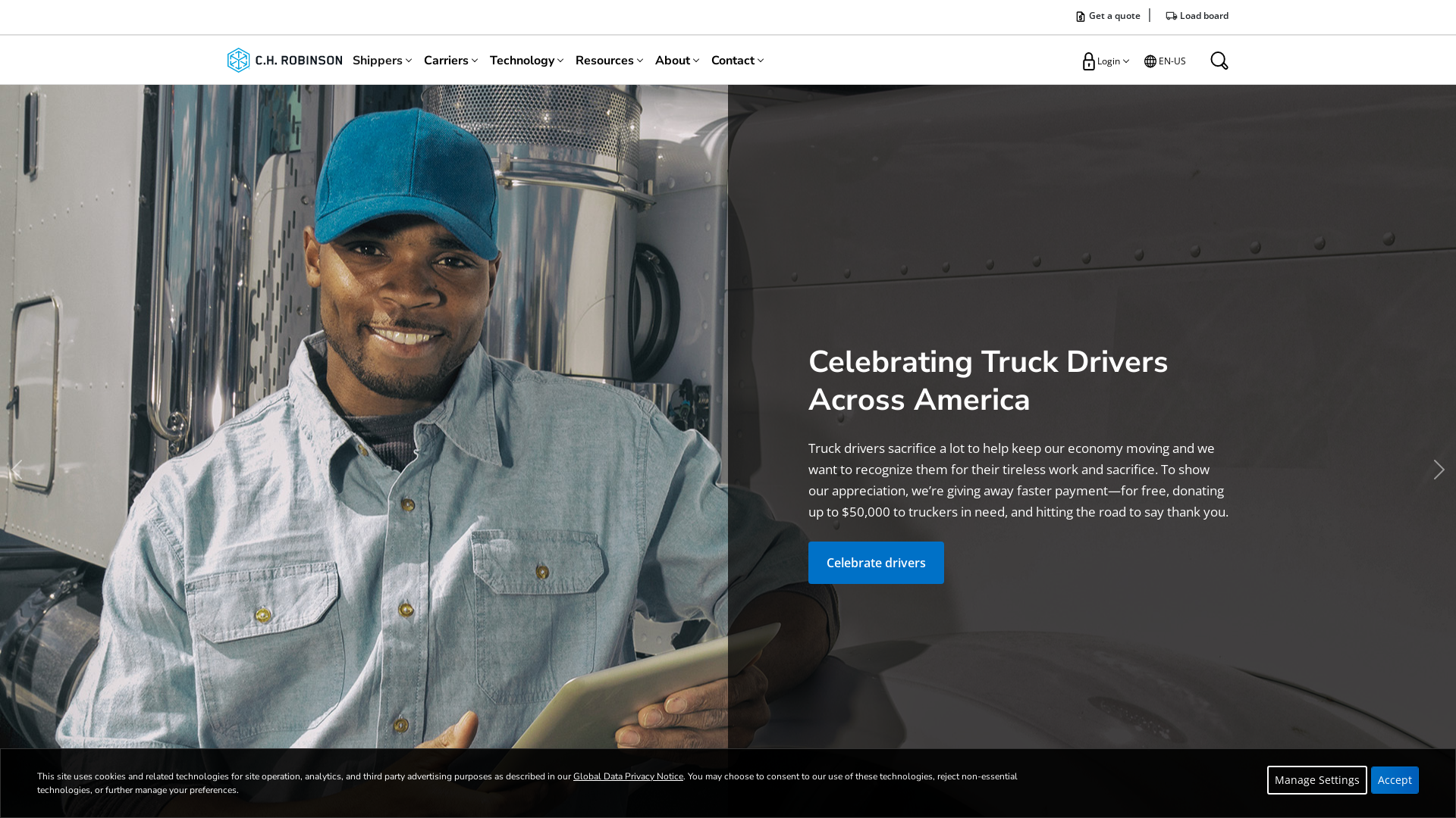 Savanna Logistics website screenshot